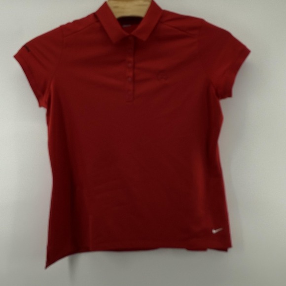 Nike Tops - Nike Golf‎ Polo Shirt 2XL Red Dri-Fit Mercedes Benz Embroidered Logo Workwear